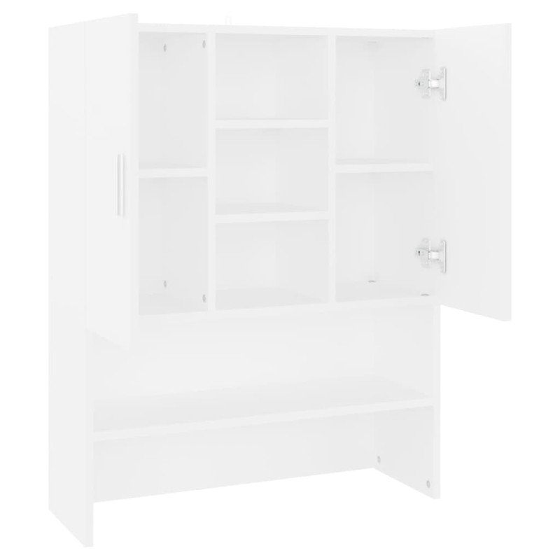 vidaXL Skrinka na práčku biela 70,5x25,5x90 cm