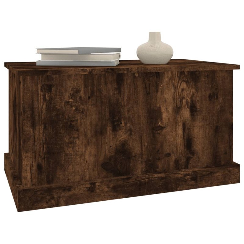 vidaXL Úložný box dymový dub 70x40x38 cm spracované drevo