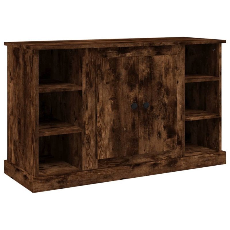 vidaXL Komoda dymový dub 100x35,5x60 cm spracované drevo