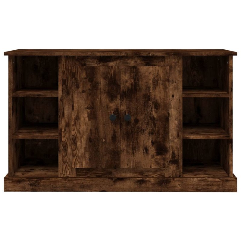 vidaXL Komoda dymový dub 100x35,5x60 cm spracované drevo