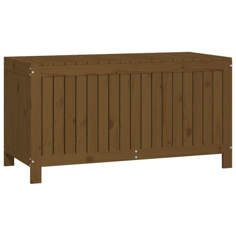 vidaXL Záhradný úložný box medovo-hnedý 121x55x64 cm masívna borovica