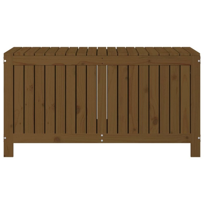 vidaXL Záhradný úložný box medovo-hnedý 121x55x64 cm masívna borovica