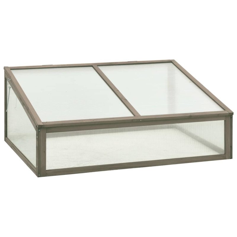 vidaXL Skleník 100x65x40 cm jedľové drevo