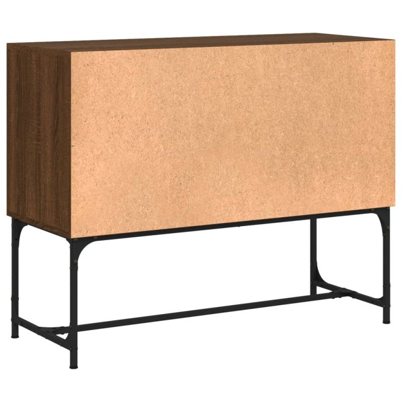 vidaXL Komoda hnedý dub 100x40x79,5 cm kompozitné drevo