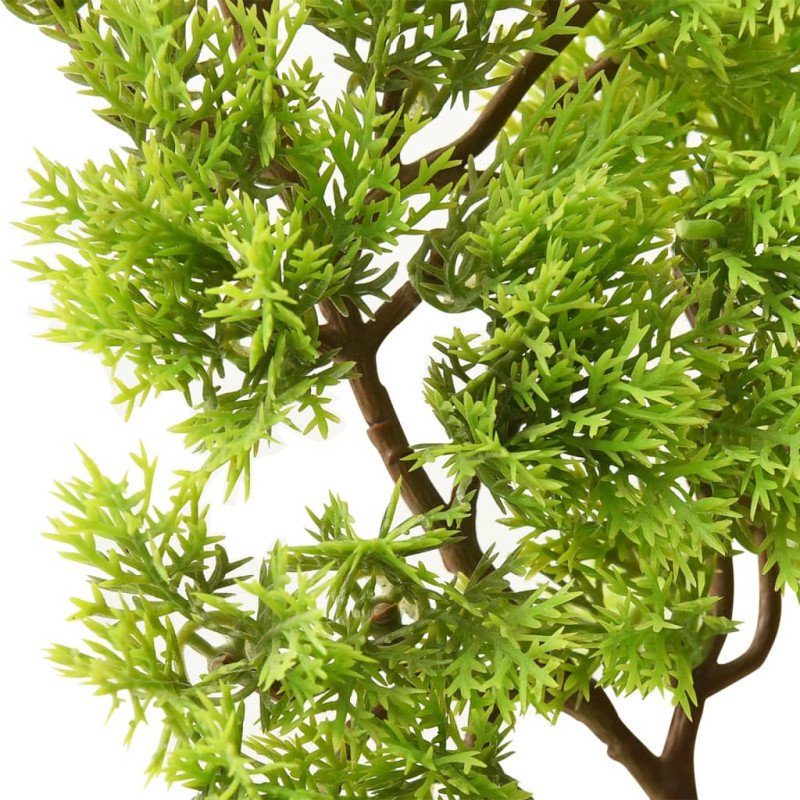 vidaXL Umelý bonsaj, cyprus s kvetináčom 60 cm, zelený