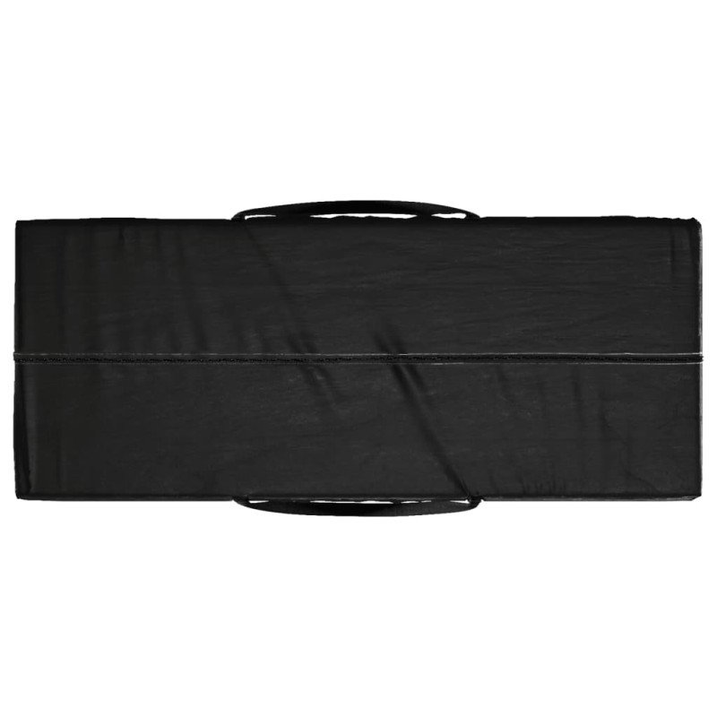 vidaXL Úložná taška na záhradné vankúše čierna 135x40x55 cm polyetylén