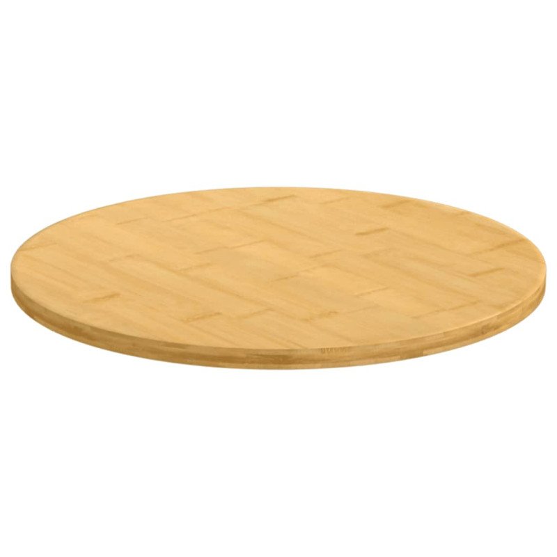 vidaXL Stolová doska Ø50x1,5 cm bambus