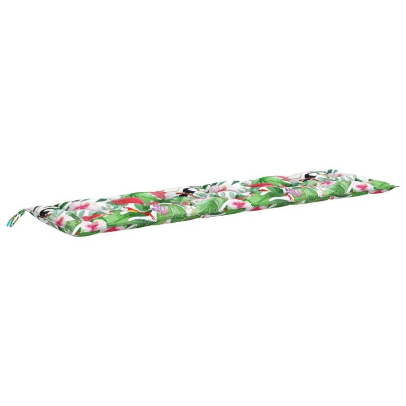 vidaXL Podložky na záhradnú lavičku 2 ks farebné 200x50x7 cm látka