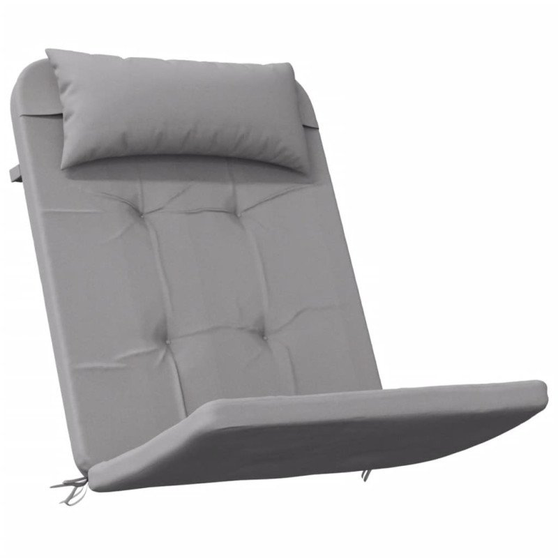 vidaXL Podušky na stoličky Adirondack 2 ks sivé oxfordská látka