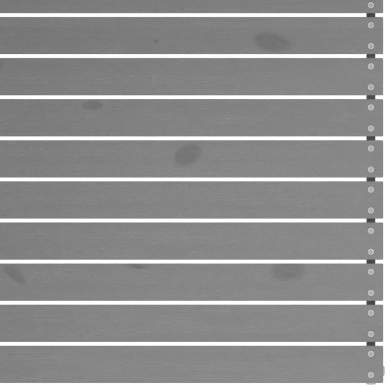 vidaXL Záhradné stredové pohovky 2 ks sivé masívna borovica