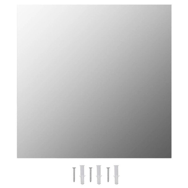 vidaXL Nástenné zrkadlá 2 ks 60x60 cm štvorcové sklenené