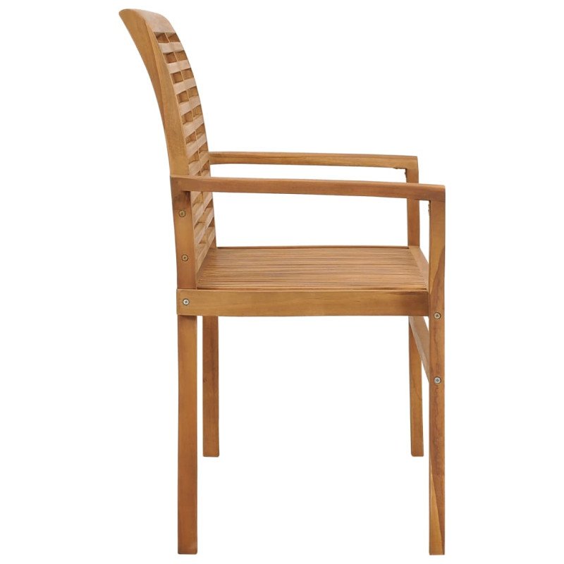 vidaXL Záhradná lavička, béžová podložka 112 cm, tíkový masív