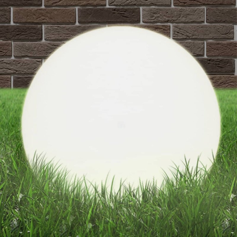 vidaXL LED lampy v tvare gule 2 ks 50 cm PMMA