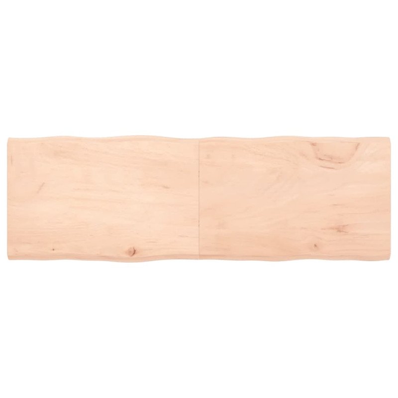 vidaXL Stolová doska 180x60x(2-4) cm neošetrený masív živé hrany