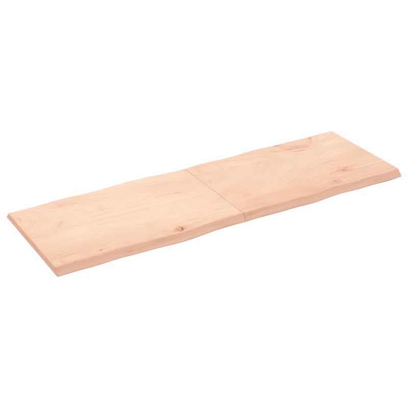 vidaXL Stolová doska 180x60x(2-4) cm neošetrený masív živé hrany