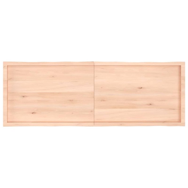 vidaXL Stolová doska 180x60x(2-4) cm neošetrený masív živé hrany