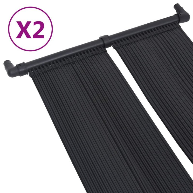 vidaXL Solárny panel na ohrev vody v bazéne 2 ks 80x310 cm