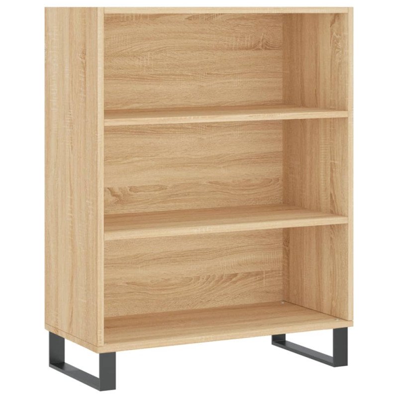 vidaXL Vysoká skrinka dub sonoma 69,5x32,5x180 cm kompozitné drevo