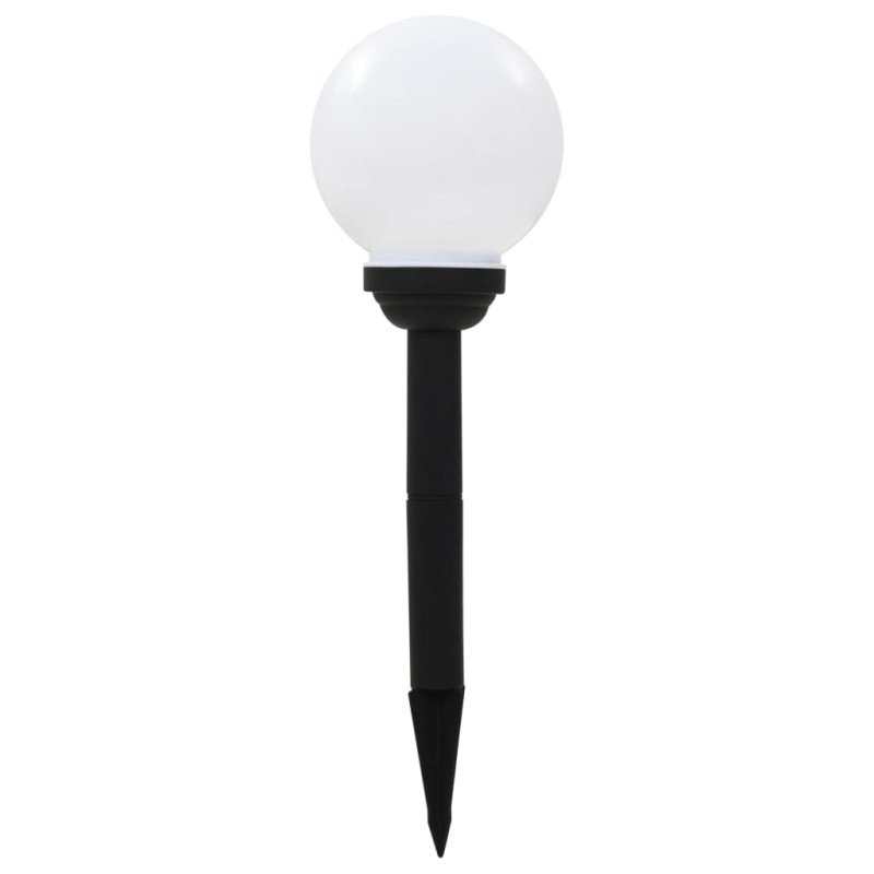 vidaXL Vonkajšie solárne lampy 4 ks 15 cm LED guľové RGB