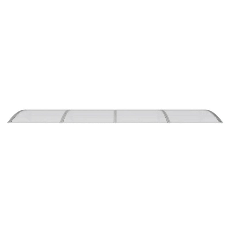 vidaXL Vchodová strieška sivá 350x100 cm polykarbonát