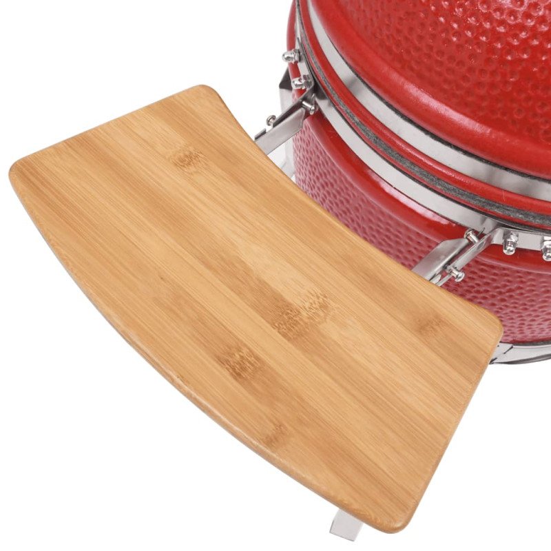 vidaXL Kamado gril s udiarňou keramika 81 cm
