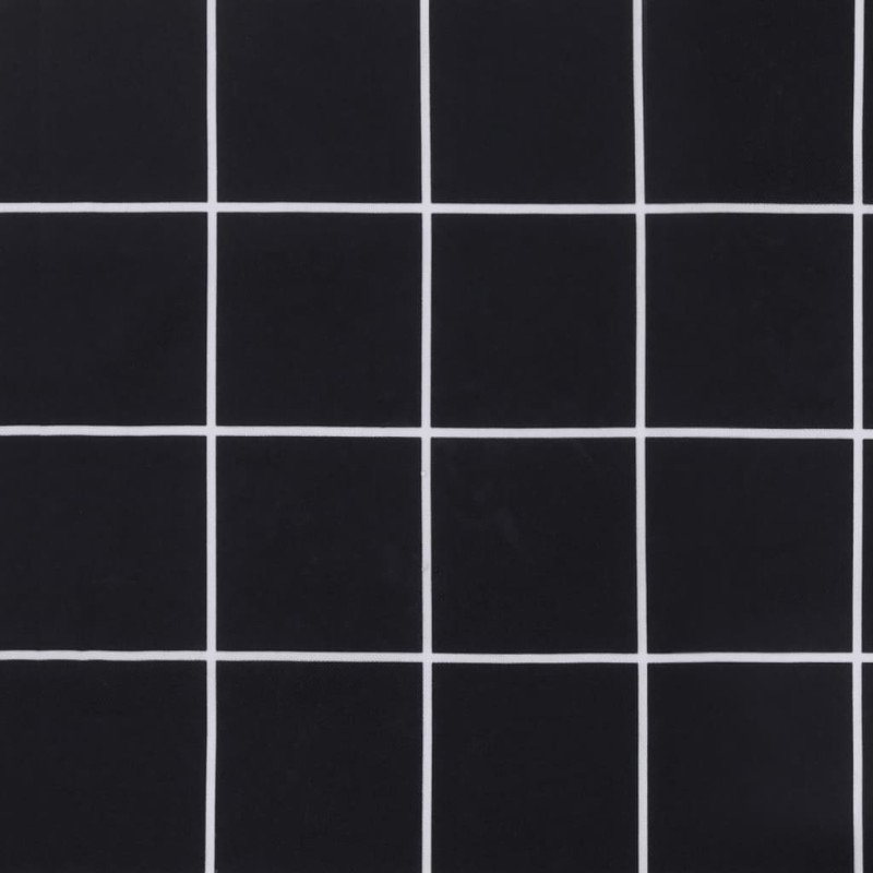 vidaXL Podložky na záhradnú lavičku 2 ks čierne kocky 100x50x7cm látka