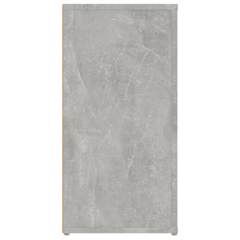 vidaXL Komoda betónovosivá 100x30x59,5 cm spracované drevo