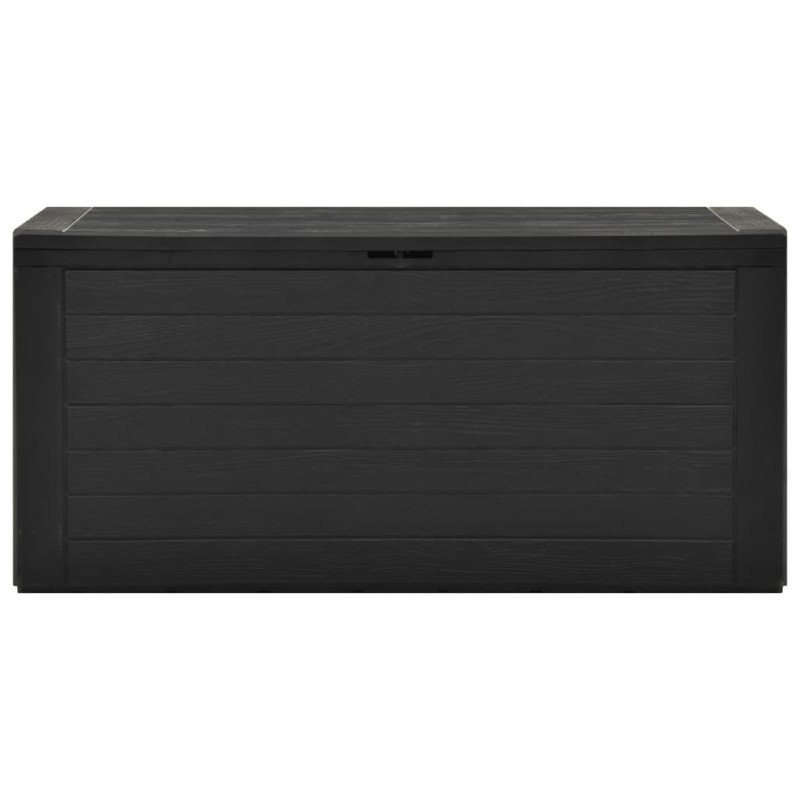 vidaXL Záhradný úložný box antracitový 116x44x55 cm