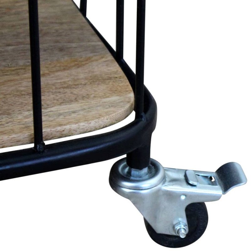 VidaXL TV stolík z masívneho mangového dreva, 100x40x45 cm