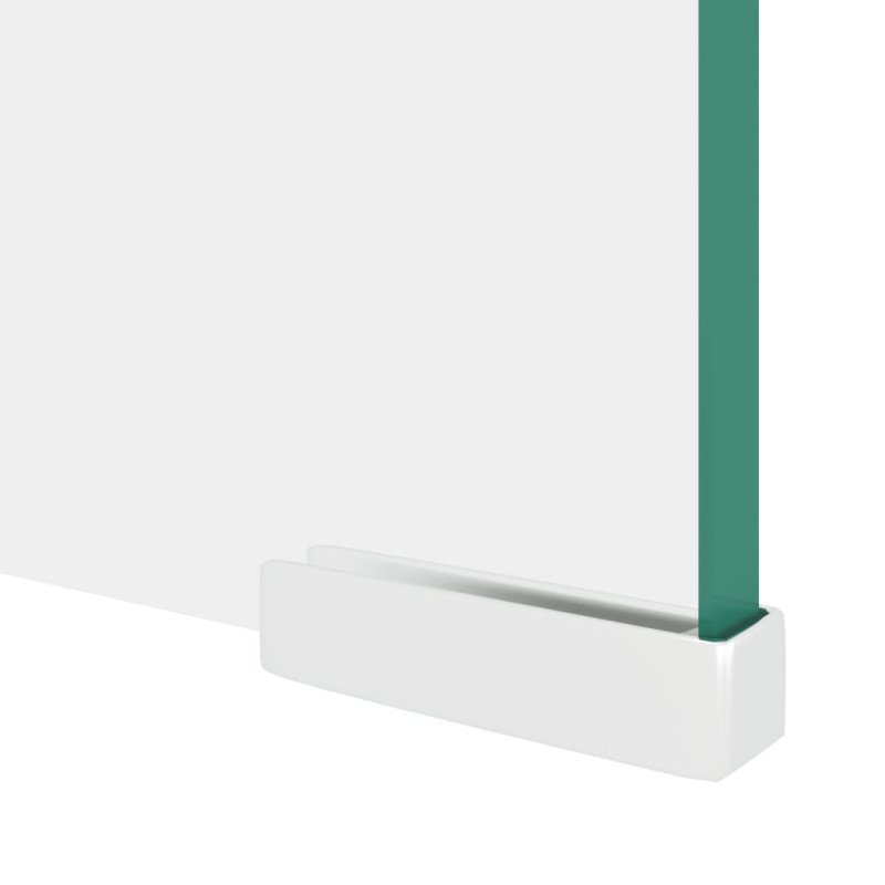 vidaXL TV stojan/stojan pod monitor z priehľadného skla, 100x30x13 cm