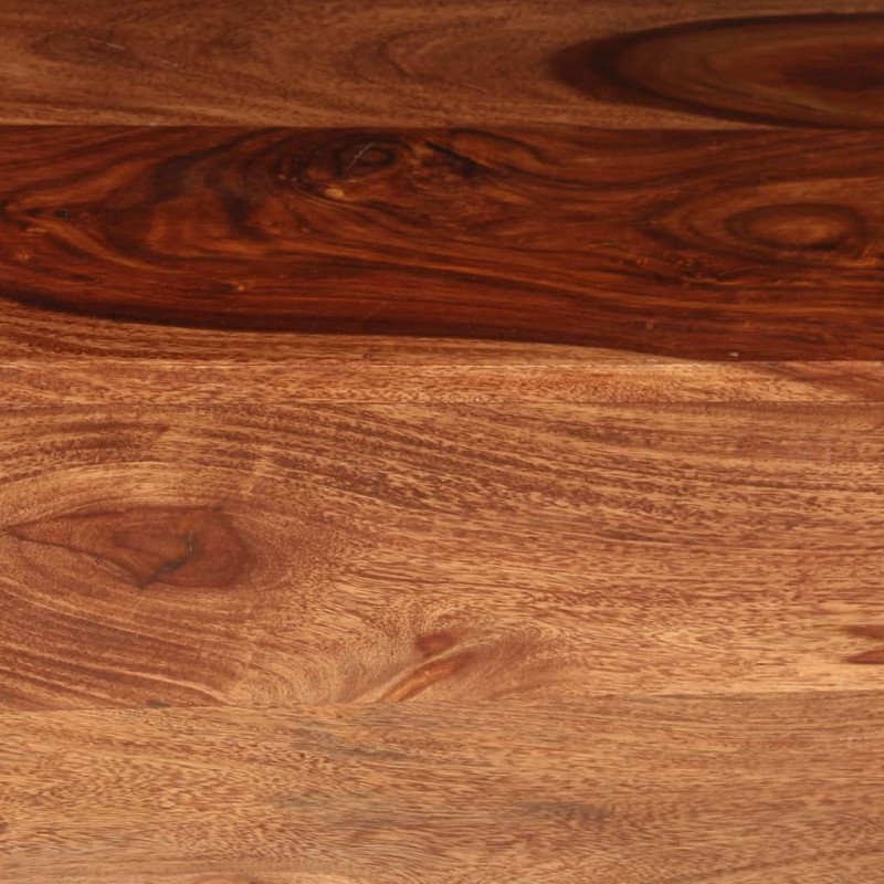 vidaXL TV stolík, hnedý 200x30x35 cm, drevený masív sheesham