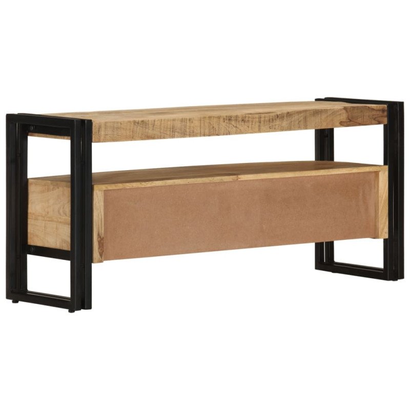 vidaXL TV skrinka 100x30x45 cm, mangový masív