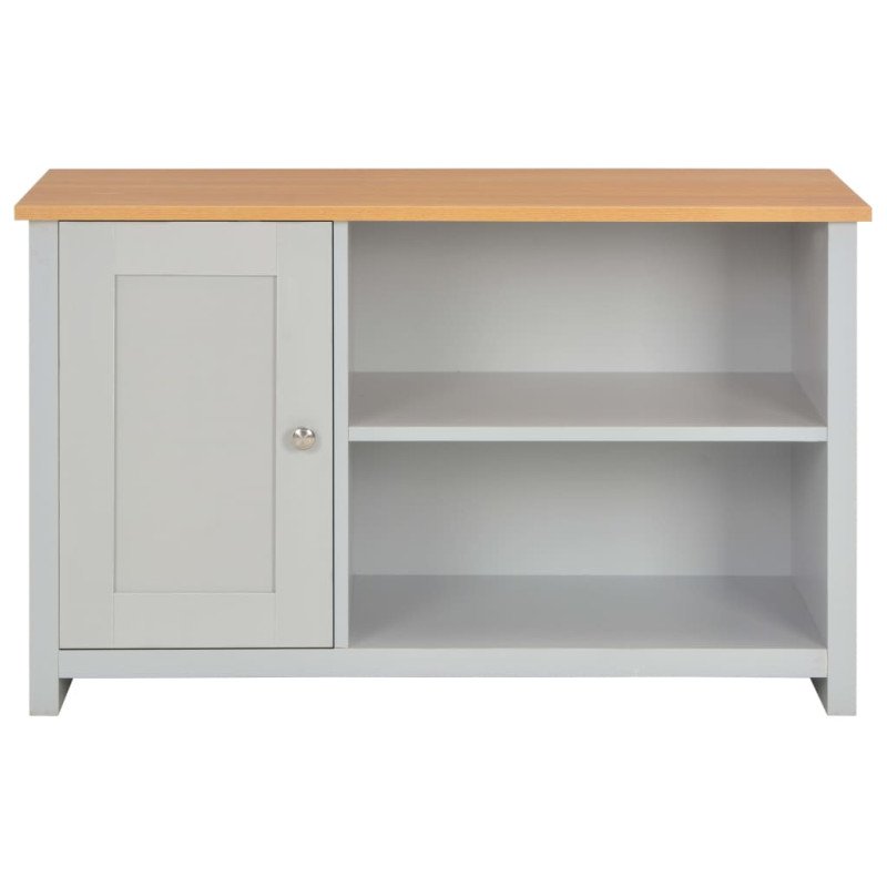vidaXL TV skrinka sivá 95x39x58 cm