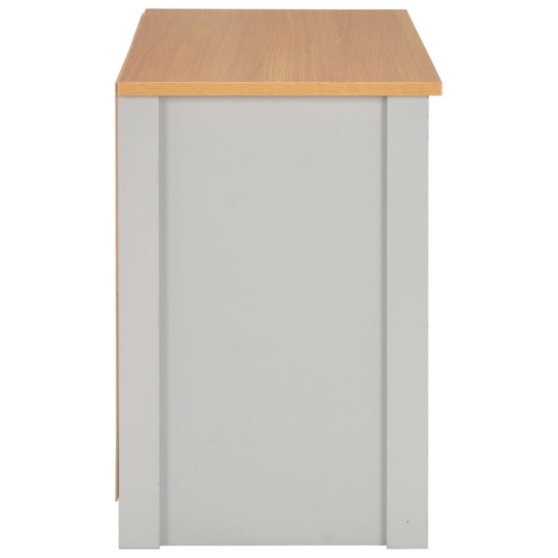vidaXL TV skrinka sivá 95x39x58 cm
