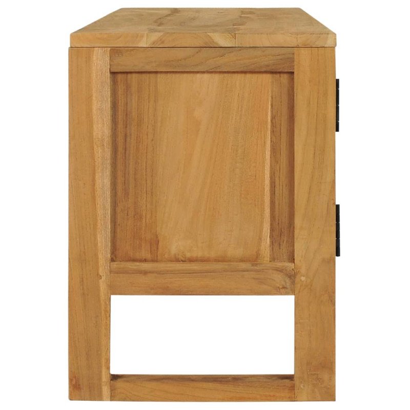 vidaXL TV skrinka 120x32x45 cm masívne teakové drevo