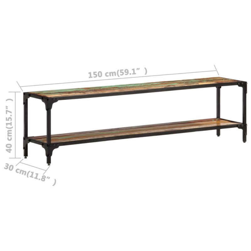 vidaXL TV skrinka 150x30x40 cm, recyklovaný masív vidaXL TV skrinka 150x30x40 cm, recyklovaný masív