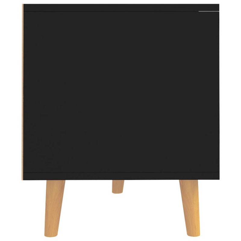 vidaXL TV skrinka, čierna 90x40x48,5 cm, kompozitné drevo