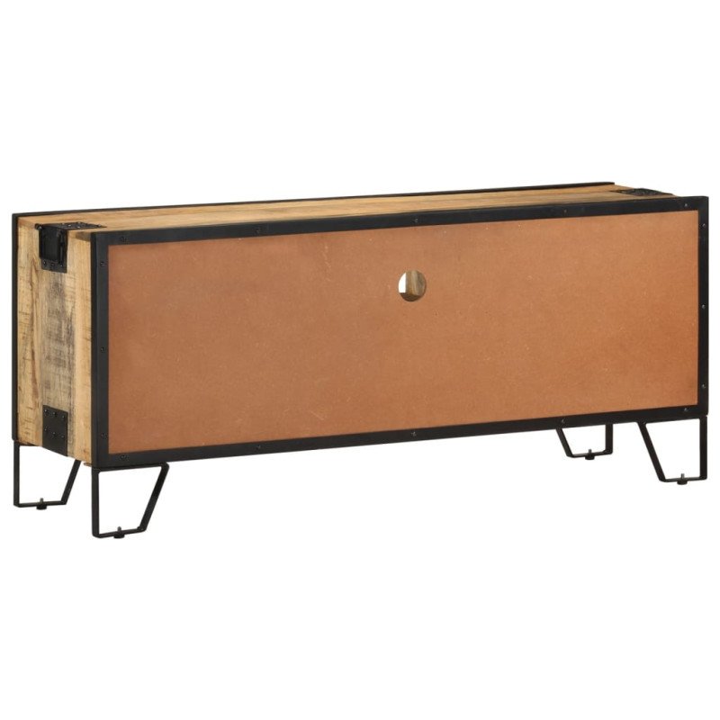 vidaXL TV skrinka 110x31x46 cm surové mangovníkové drevo