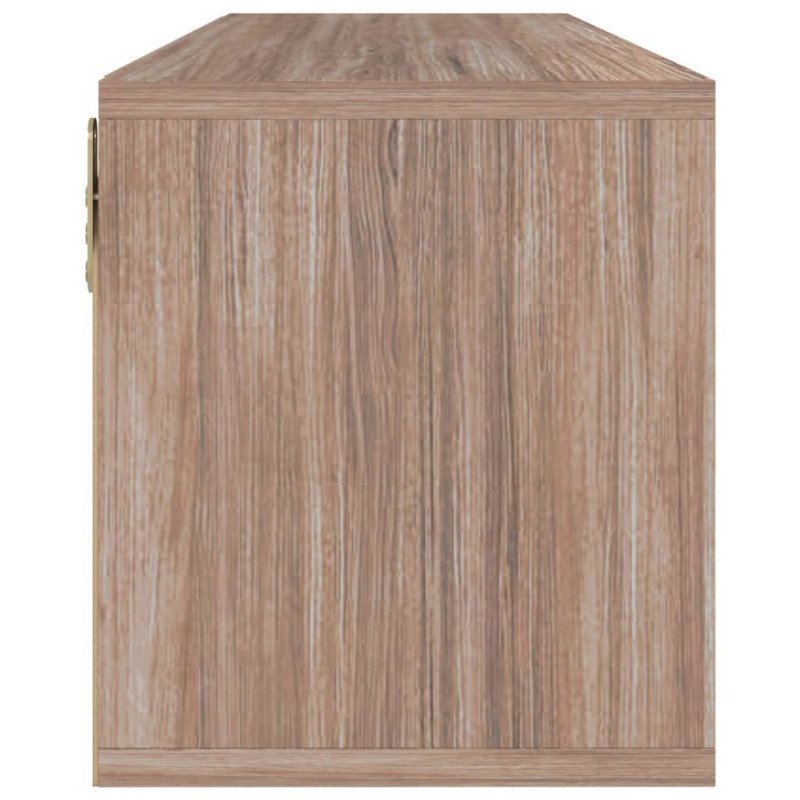 vidaXL TV skrinka sivý dub sonoma 88,5x27,5x30,5 cm drevotrieska
