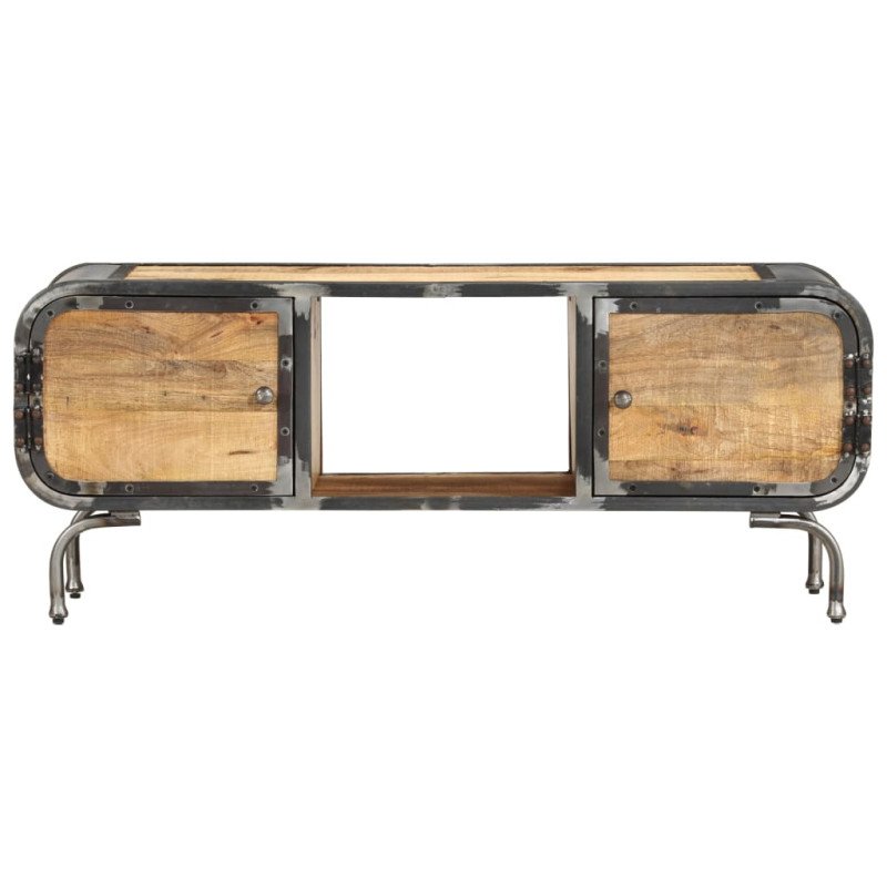 vidaXL TV skrinka 110x30x42 cm masívne mangovníkové drevo
