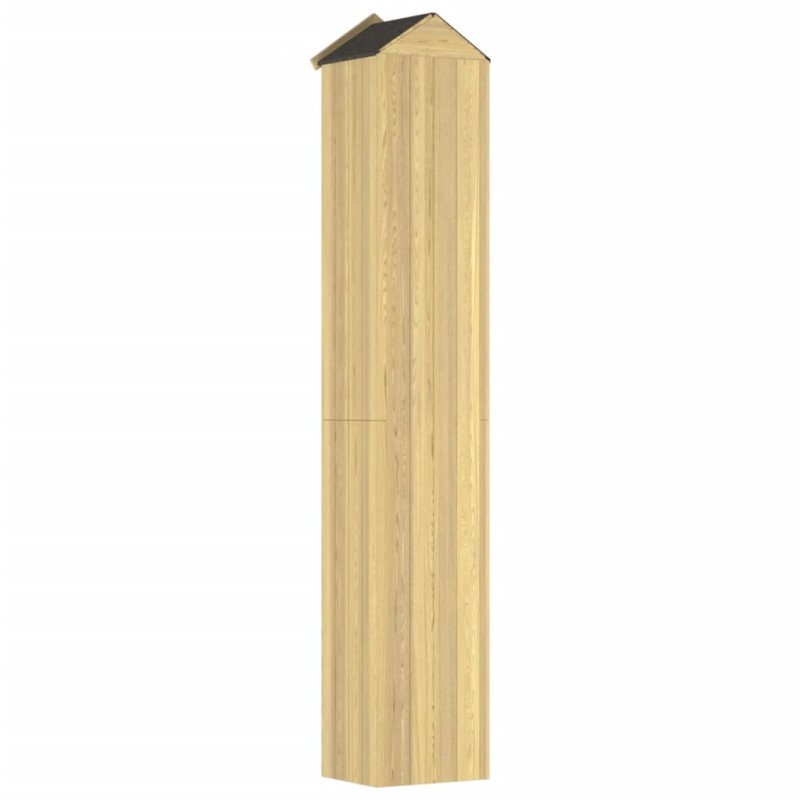 vidaXL Záhradná kôlňa na náradie 40x33x222 cm impregnovaná borovica 