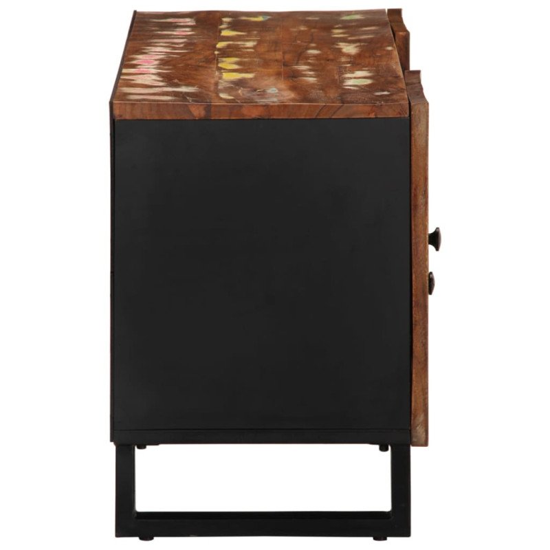 vidaXL TV skrinka 105x33,5x46 cm recyklovaný masív a kompozitné drevo