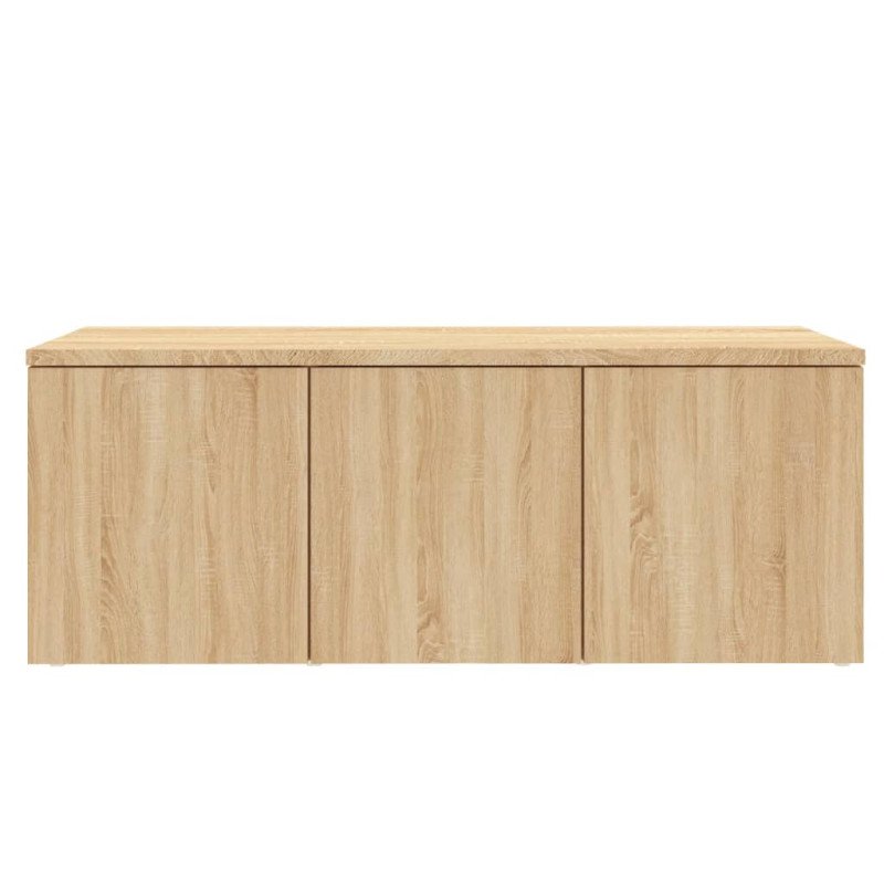 vidaXL TV skrinka, dub sonoma 80x34x30 cm, drevotrieska