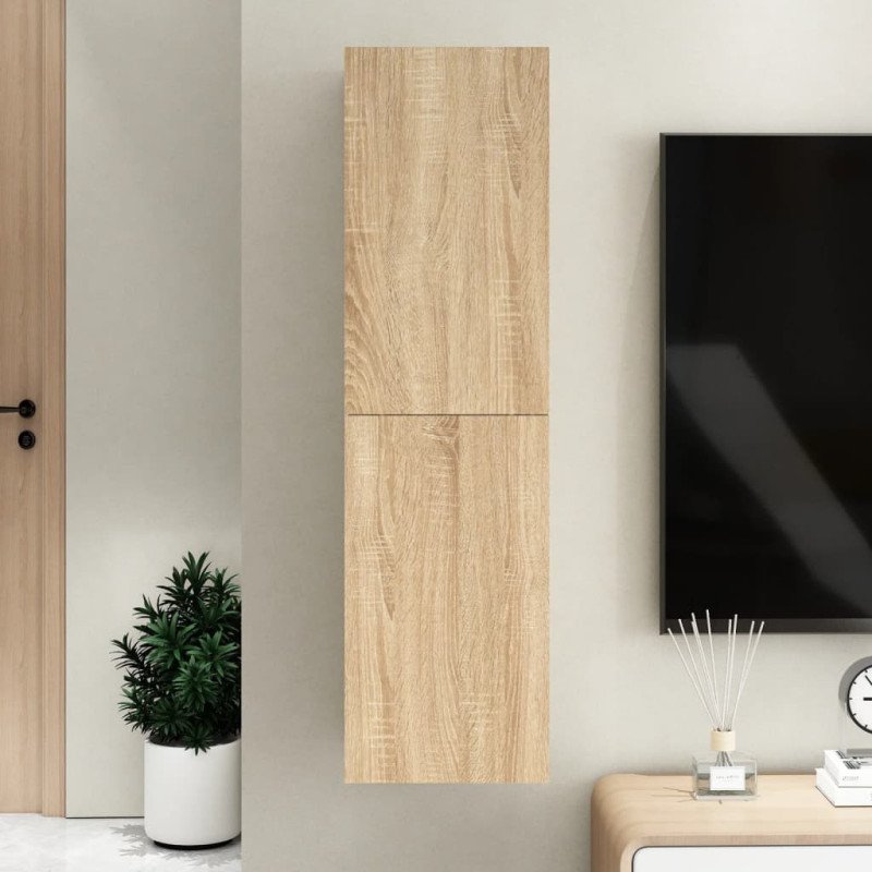vidaXL TV skrinka, dub sonoma 30,5x30x110 cm, kompozitné drevo