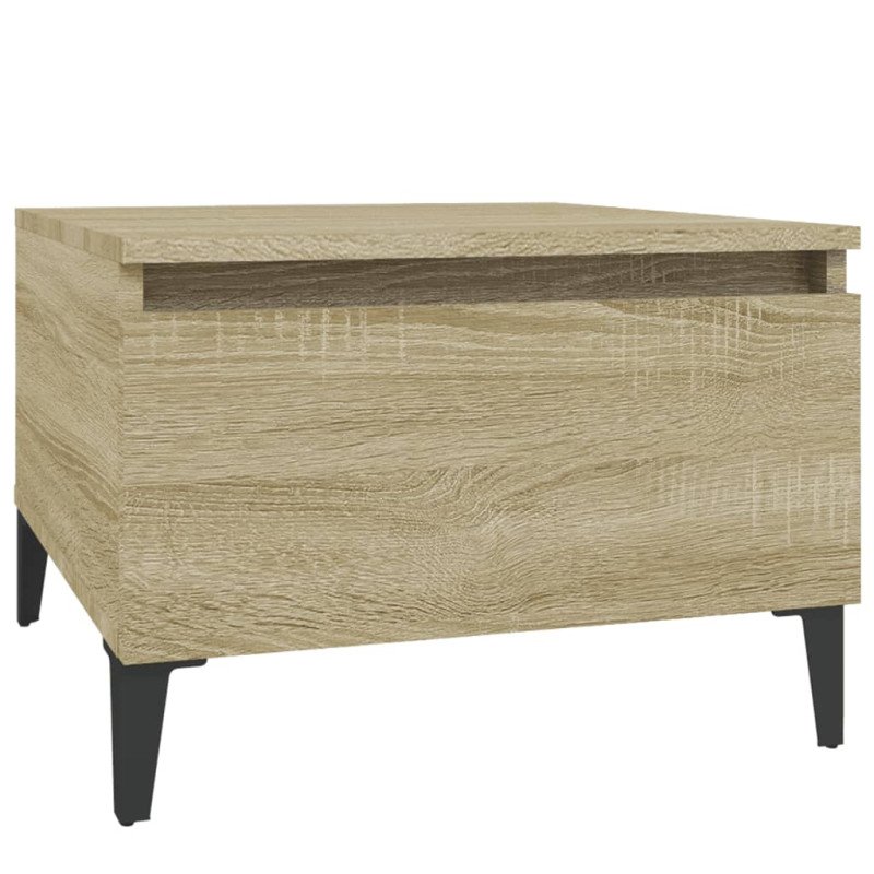 vidaXL Bočný stolík dub sonoma 50x46x35 cm spracované drevo