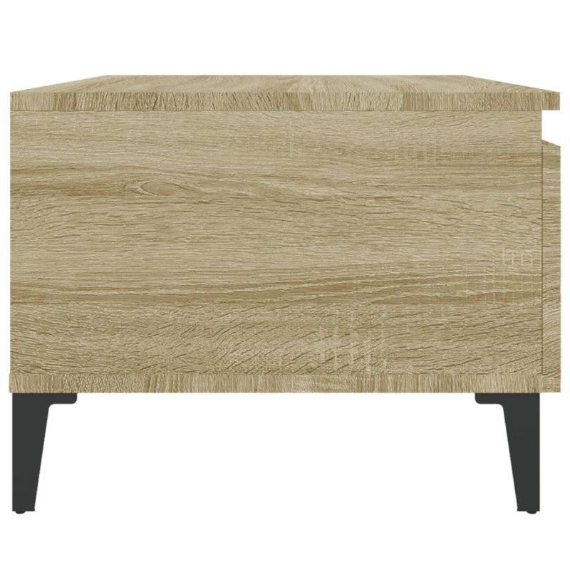 vidaXL Bočný stolík dub sonoma 50x46x35 cm spracované drevo