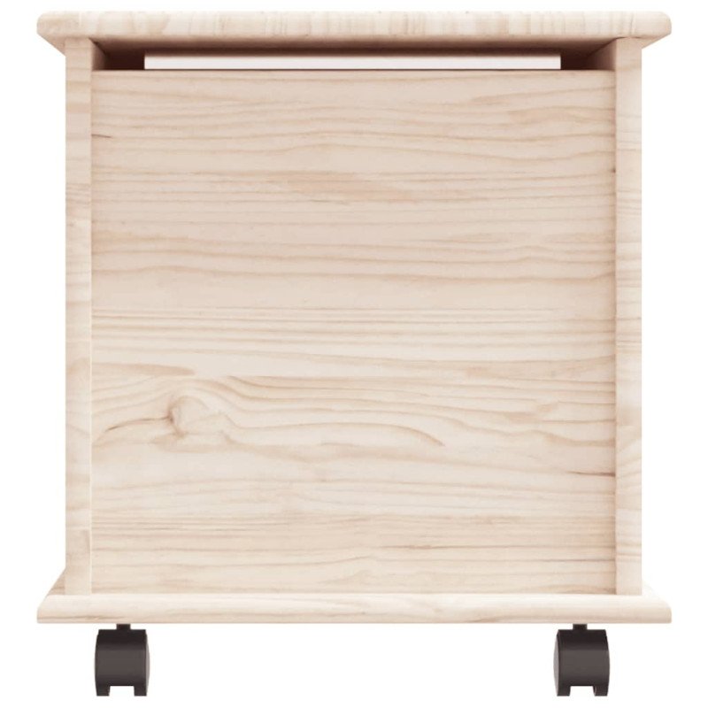 vidaXL Zásuvková skrinka s kolieskami ALTA 73x39,5x44 cm borovica