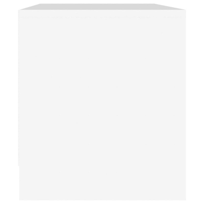 vidaXL TV skrinka biela 90x35x40 cm drevotrieska