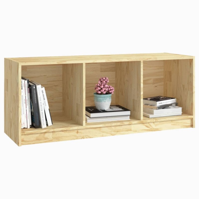 vidaXL TV skrinka 104x33x41 cm, borovicový masív
