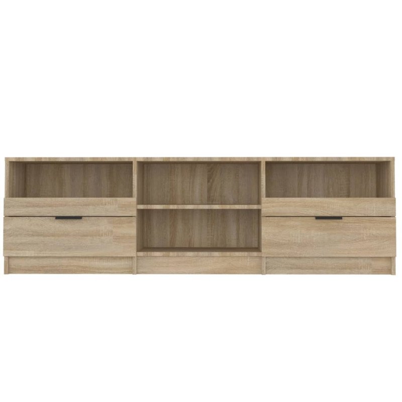 vidaXL TV skrinka dub sonoma 150x33,5x45 cm spracované drevo